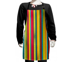 Ragged Stripes Kids Apron