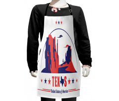 State Map Cowboy Kids Apron