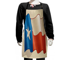 Flapping Flag Motif Kids Apron