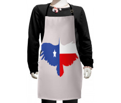 Bald Eagle Design Kids Apron