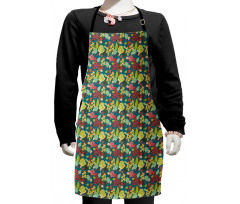 Colorful Bedding Plants Kids Apron