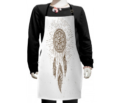 Dreamcatcher Mandala Art Kids Apron