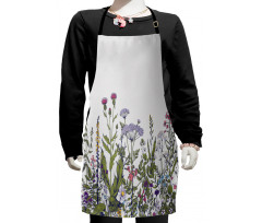 Thriving Garden Pattern Kids Apron