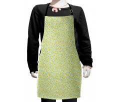 Nature Blooms Pattern Kids Apron