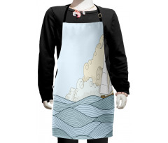 Doodle Style Ocean Kids Apron