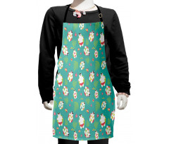 Sunbathing Polar Bears Kids Apron