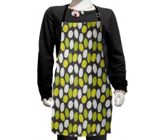 Neatly Scribbled Fruit Kids Apron