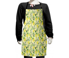 Blooming Lemon Flowers Kids Apron