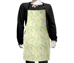 Cage Inspired Drawing Kids Apron