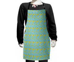 Minimalistic Tiny Design Kids Apron