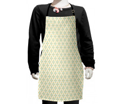 Leaves Flowers Kids Apron