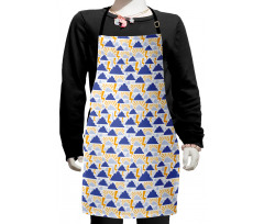 Pouring Water and Thunder Kids Apron