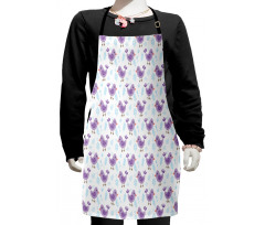 Lullaby Themed Birds Kids Apron