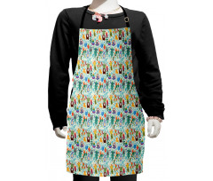 Monster Friends Kids Apron