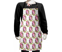 Buds Violet Pansies Kids Apron