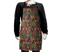 Tribal Culture Pattern Kids Apron