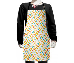 Colorful Dot Pattern Kids Apron