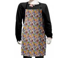 Women Winter Clothes Kids Apron