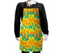 Mitered Elbows Kids Apron