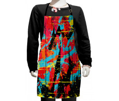 Drippy Painting Kids Apron