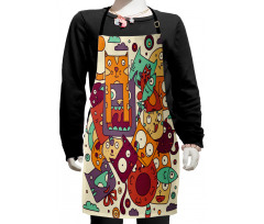 Absurd Doodle Kids Apron