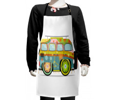 Hippie Campervan Kids Apron