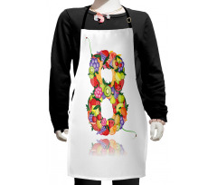 Fruitful 8 Colorful Kids Apron