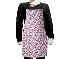 Swallowtails and Roses Kids Apron