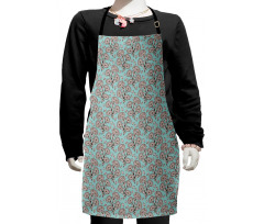 Romantic Garden Art Kids Apron