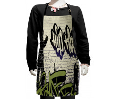 Grafitti Art on Walls Kids Apron