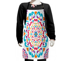 Colorful Swirls Kids Apron