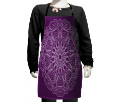 Abstract Curves Kids Apron