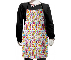 Winking Long-Eared Owl Kids Apron