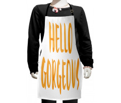 Font Kids Apron