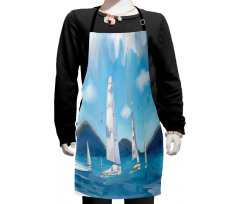 Sailing Landscape Kids Apron