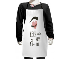 Popular Phrase Kids Apron