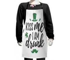 Irish Leprechaun Hat Kids Apron