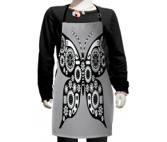 Silhouette Butterfly Kids Apron