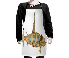 Barracuda Submarine Kids Apron