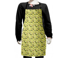 Ripe Avocado Slices Kids Apron