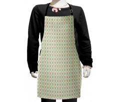 Oriental Culture Flowers Kids Apron