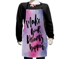 Make Your Dreams Happen Kids Apron