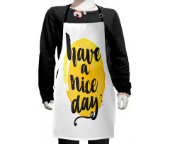 Positive Have a Nice Day Kids Apron