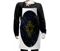 Starry Milky Way Kids Apron