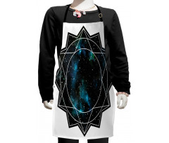 Polygonal Star Kids Apron