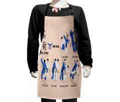 Defense Techniques Kids Apron