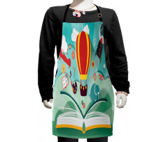 Open Book Imagination Kids Apron