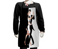 Dancing Couple Kids Apron