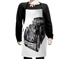 Realistic Classic Car Kids Apron