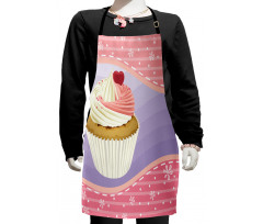 Yummy Pastry Floral Kids Apron